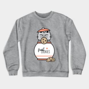 Cookie Jar Cat Crewneck Sweatshirt